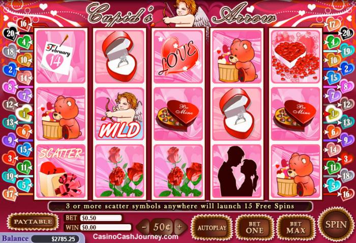 Cupid s arrow saint valentin machine